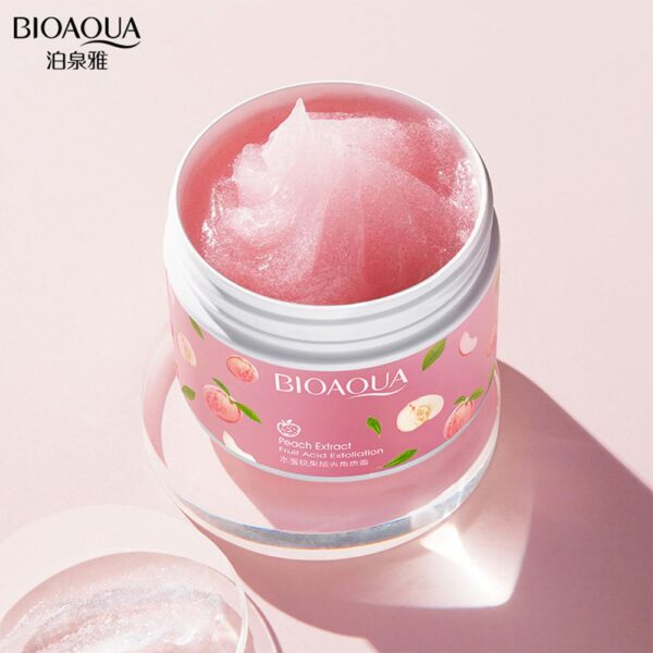 اسکراب هلو بیوآکوا مدل میوه ای BIOAQUA Peach Extract Fruit Acid Exfoliati - 9