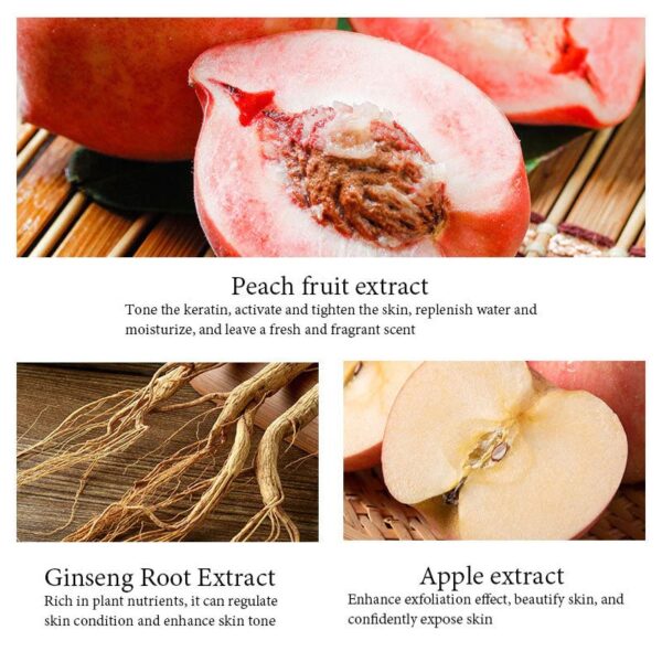 اسکراب هلو بیوآکوا مدل میوه ای BIOAQUA Peach Extract Fruit Acid Exfoliati - 10