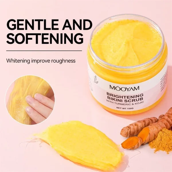 اسکراب روشن‌ کننده ناحیه بیکینی مویام مدل زردچوبه  – Mooyam Bikini Scrub - 14