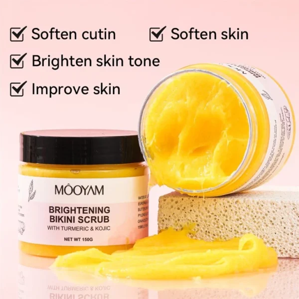 اسکراب روشن‌ کننده ناحیه بیکینی مویام مدل زردچوبه  – Mooyam Bikini Scrub - 15