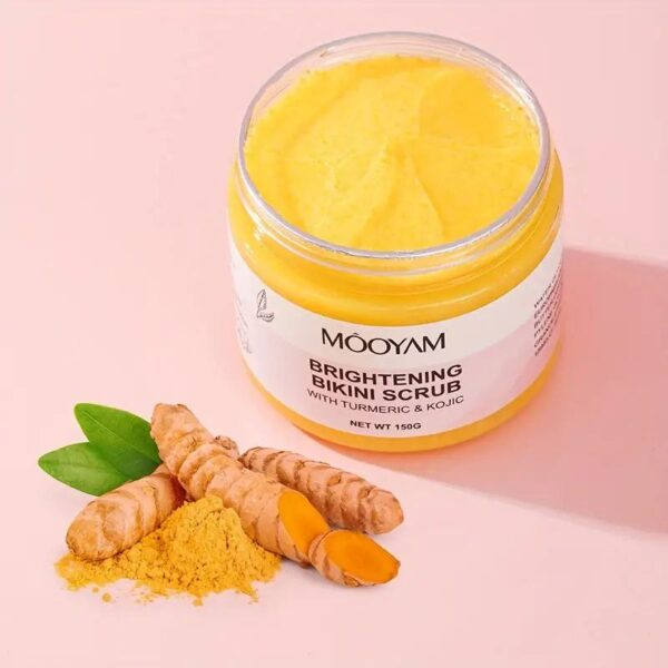 اسکراب روشن‌ کننده ناحیه بیکینی مویام مدل زردچوبه  – Mooyam Bikini Scrub - 9