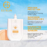 ضدآفتاب استلین مدل تینتی حجم 100 میل | Estelin Tinted Sunscreen SPF 100 - 100ml - 12